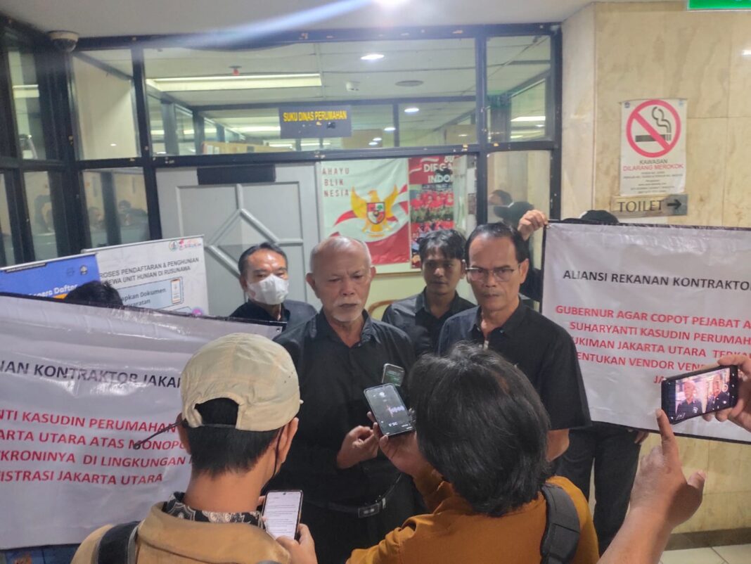 Ada Apa di Perumahan Rakyat dan Kawasan Permukiman Jakarta Utara di datangin aliansi rekanan kontraktor Ada Apa di Perumahan Rakyat dan Kawasan Permukiman Jakarta Utara di datangin aliansi rekanan kontraktor