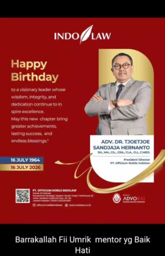 SELAMAT ULANG TAHUN UNTUK HONORARY CHAIRMAN KAI, ADV. DR. H. TJOETJOE SANDJAJA HERNANTO, S.H., M. SELAMAT ULANG TAHUN UNTUK HONORARY CHAIRMAN KAI, ADV. DR. H. TJOETJOE SANDJAJA HERNANTO, S.H., M.