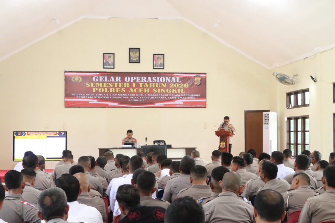 Polres Aceh Singkil Laksanakan GO, Memastikan Kesiapan Personil Dilapangan Polres Aceh Singkil Laksanakan GO, Memastikan Kesiapan Personil Dilapangan