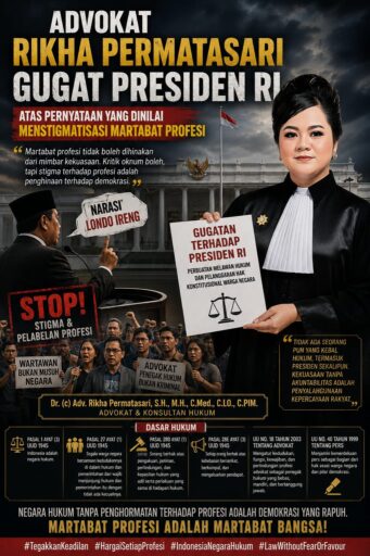 Martabat Profesi Tidak Boleh Dihinakan dari Mimbar Kekuasaan Martabat Profesi Tidak Boleh Dihinakan dari Mimbar Kekuasaan