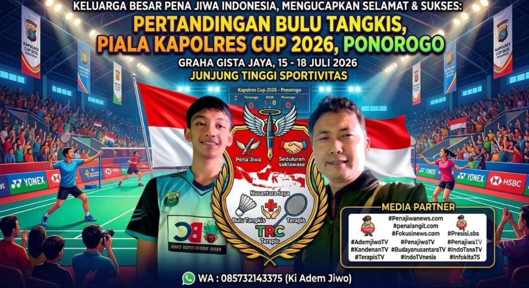 ATLET – ATLET BERBAKAT, BERMUNCULAN DI TURNAMEN BULUTANGKIS KAPOLRES CUP 2026,DI PONOROGO ATLET – ATLET BERBAKAT, BERMUNCULAN DI TURNAMEN BULUTANGKIS KAPOLRES CUP 2026,DI PONOROGO