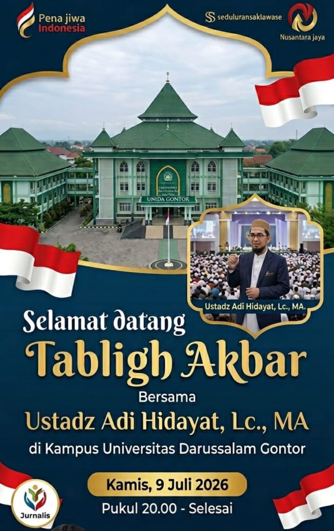 USTADZ ADI HIDAYAT, JADI MAGNET SEMALAM, DI UNIVERSITAS DARRUSALAM GONTOR USTADZ ADI HIDAYAT, JADI MAGNET SEMALAM, DI UNIVERSITAS DARRUSALAM GONTOR