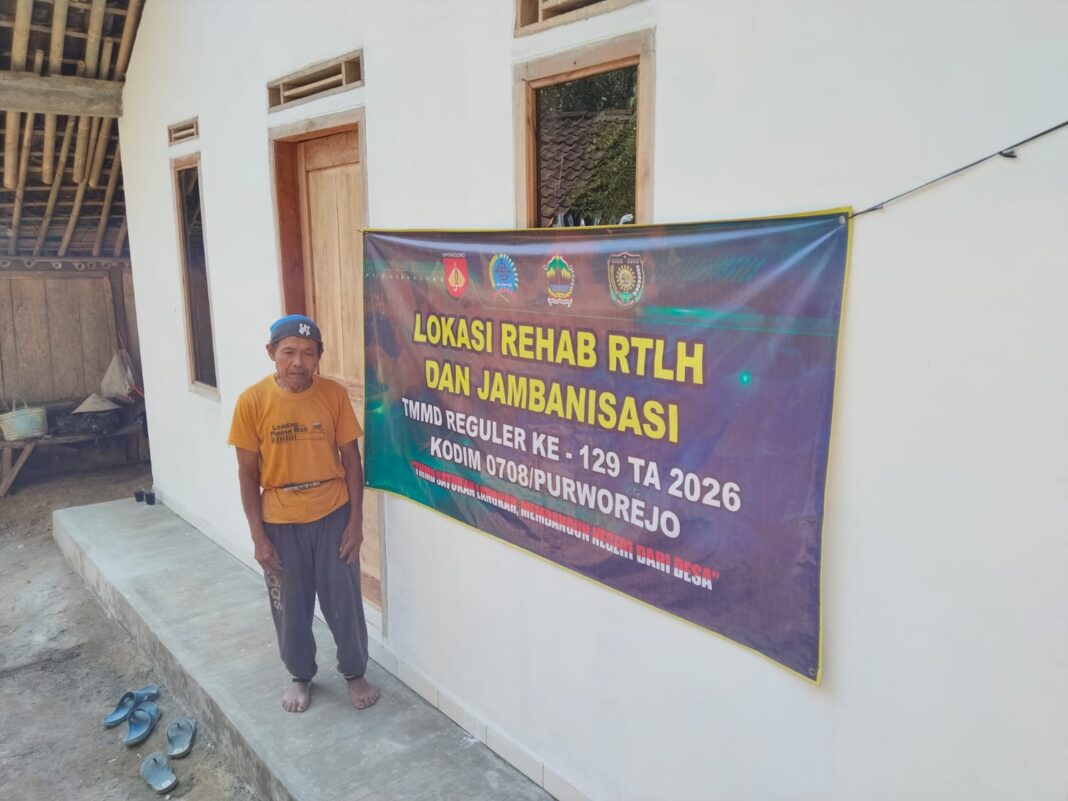 Ngaliman Bersyukur Rumah RTLH Selesai 100 Persen Berkat TMMDREG 129.Kodim Purworejo Ngaliman Bersyukur Rumah RTLH Selesai 100 Persen Berkat TMMDREG 129.Kodim Purworejo