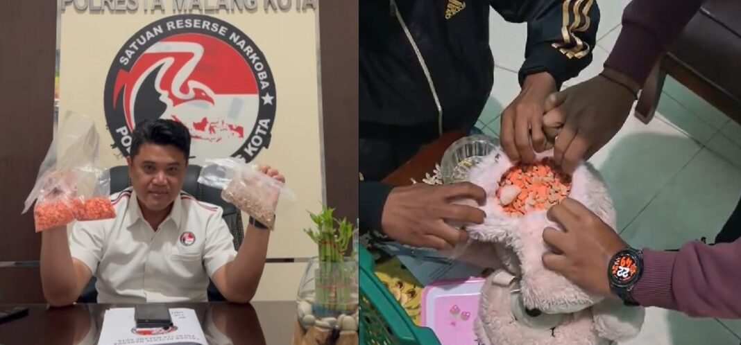 Jaringan Narkotika Dibongkar, Ekstasi Disembunyikan dalam Boneka Jaringan Narkotika Dibongkar, Ekstasi Disembunyikan dalam Boneka