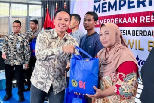 UPT Pemasyarakatan Bogor Raya Bagikan Sembako, Warga Gunung Sindur Terbantu UPT Pemasyarakatan Bogor Raya Bagikan Sembako, Warga Gunung Sindur Terbantu