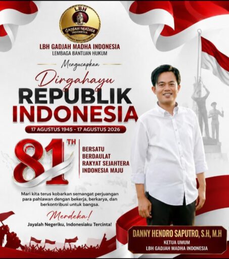 HUT RI KE-81: LBH GMI Komitmen Wujutkan Keadilan Sosial Bagi Seluruh Rakyat Indonesia HUT RI KE-81: LBH GMI Komitmen Wujutkan Keadilan Sosial Bagi Seluruh Rakyat Indonesia