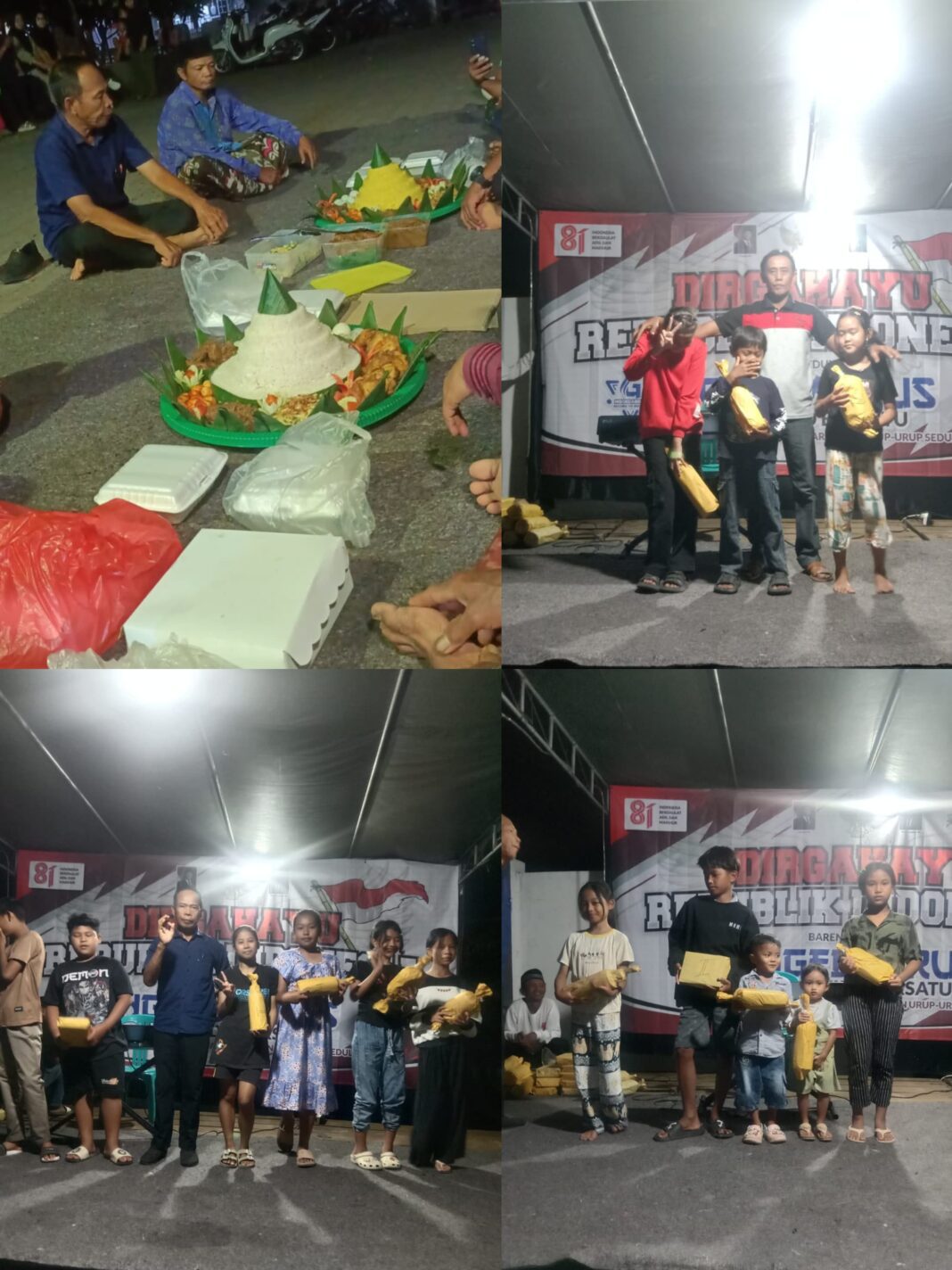Potong Tumpeng Bersama Sedulur NGGEDABRUS Meriahkan HUT RI Ke-81 Potong Tumpeng Bersama Sedulur NGGEDABRUS Meriahkan HUT RI Ke-81