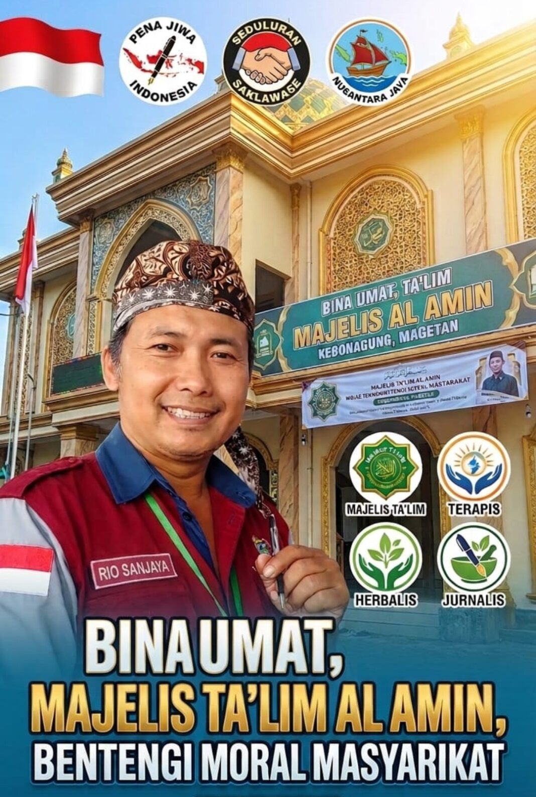 BINA UMAT, MAJLIS TA’LIM AL AMIN KEBON AGUNG, BENTENGI MORAL MASYARAKAT BINA UMAT, MAJLIS TA’LIM AL AMIN KEBON AGUNG, BENTENGI MORAL MASYARAKAT
