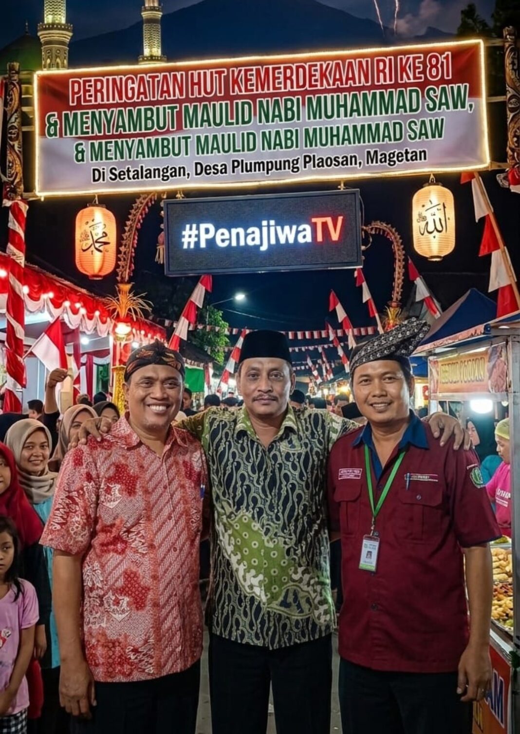 MBAH JOYO KOBARKAN SEMANGAT KEMERDEKAAN, DI ACARA HUT RI & MENYAMBUT MAULID NABI DI DESA PLUMPUNG MBAH JOYO KOBARKAN SEMANGAT KEMERDEKAAN, DI ACARA HUT RI & MENYAMBUT MAULID NABI DI DESA PLUMPUNG