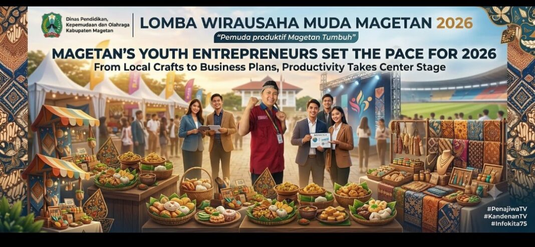 DINAS PENDIDIKAN, KEPEMUDAAN & OLAHRAGA, MAGETAN ADAKAN LOMBA WIRAUSAHA MUDA MAGETAN 2026 DINAS PENDIDIKAN, KEPEMUDAAN & OLAHRAGA, MAGETAN ADAKAN LOMBA WIRAUSAHA MUDA MAGETAN 2026