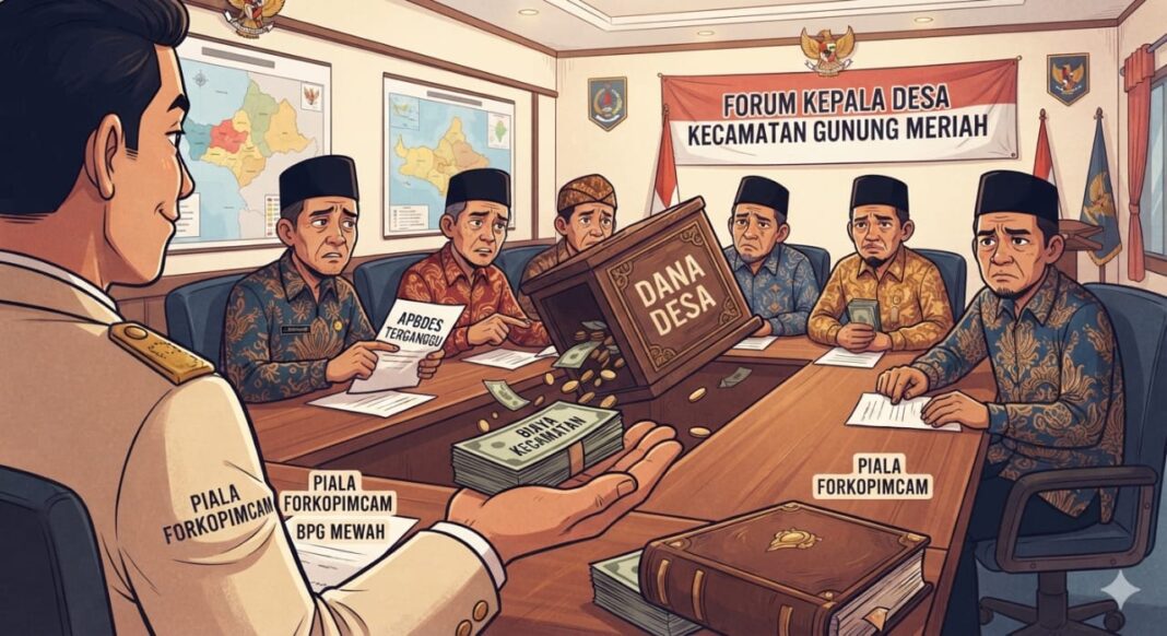 Kepala Desa Di Gunung Meriah Keluhkan Sistem Kecamatan Yang Selalu Memberatkan Pemerintah Desa Kepala Desa Di Gunung Meriah Keluhkan Sistem Kecamatan Yang Selalu Memberatkan Pemerintah Desa