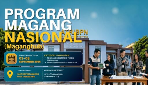 Buru Talenta Muda, Kantah Kota Tangerang Buka Dua Posisi Magang Buru Talenta Muda, Kantah Kota Tangerang Buka Dua Posisi Magang