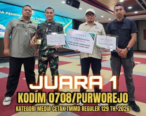 Ucapkan Selamat & Sukses Untuk Kodim 0708/Purworejo Raih JUARA 1 Kategori Media Cetak TMMD Reg. Ucapkan Selamat & Sukses Untuk Kodim 0708/Purworejo Raih JUARA 1 Kategori Media Cetak TMMD Reg.