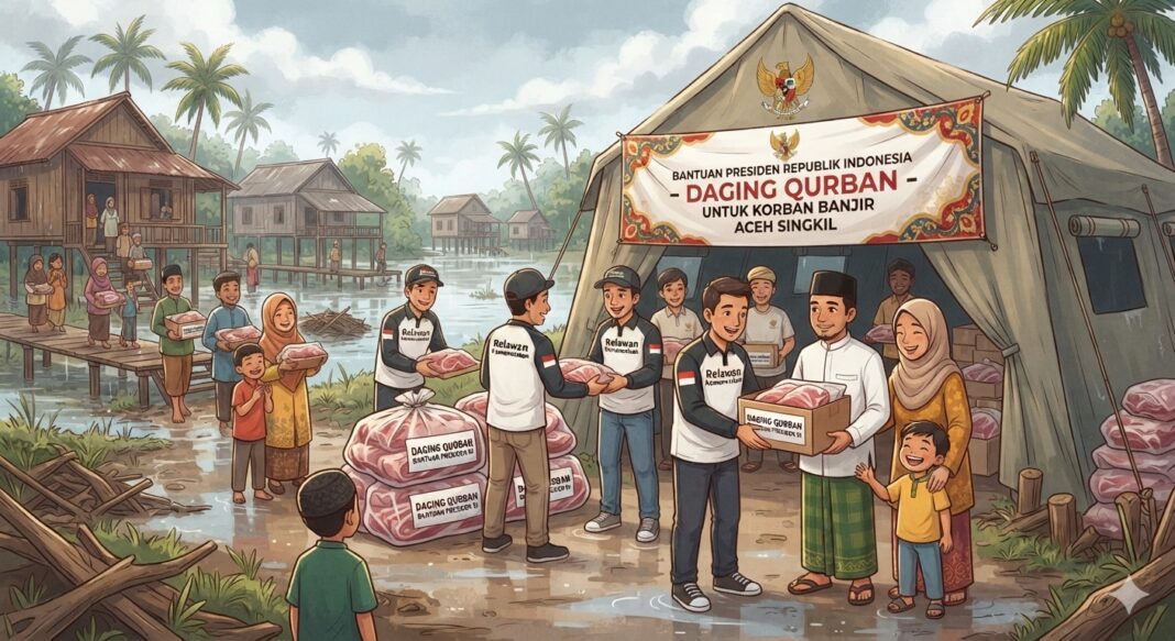 KSAS Desak Kejari Aceh Singkil Usut Pengadaan Daging Kurban Korban Banjir Senilai Rp1 Miliar KSAS Desak Kejari Aceh Singkil Usut Pengadaan Daging Kurban Korban Banjir Senilai Rp1 Miliar